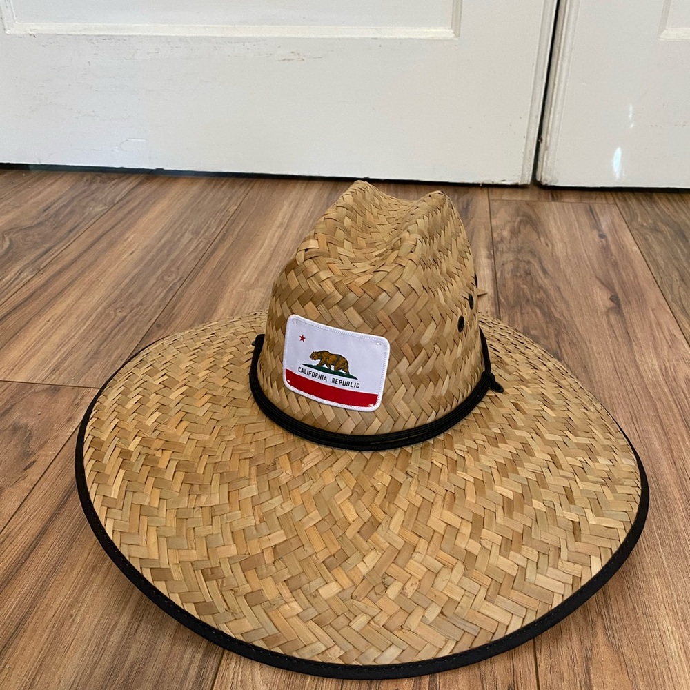 California Republic Straw Sun Hat